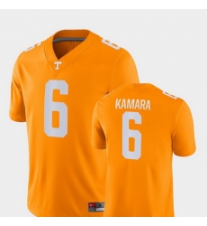 Men Tennessee Volunteers Alvin Kamara 6 Orange Game College Football Jersey