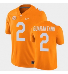 Men Tennessee Volunteers Jarrett Guarantano College Football Orange Alumni Player Game Jersey