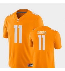 Men Tennessee Volunteers Joshua Dobbs 11 Orange Game College Football Jersey
