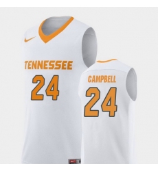 Men Tennessee Volunteers Lucas Campbell White Replica College Basketball Jersey