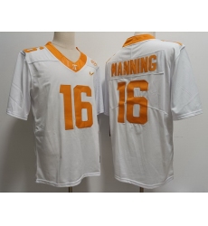Men Tennessee Volunteers Peyton Manning #16 F U S E White College Football Jersey