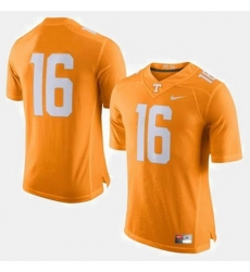 Men Tennessee Volunteers Peyton Manning College Football Orange Jersey