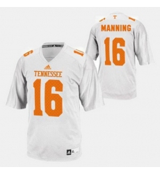 Men Tennessee Volunteers Peyton Manning College Football White Jersey
