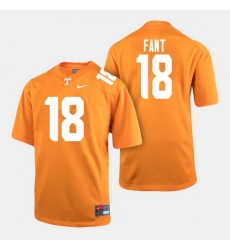 Men Tennessee Volunteers Princeton Fant College Football Orange Jersey
