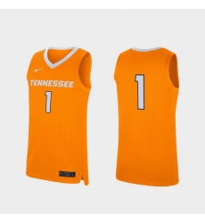 Men Tennessee Volunteers Tennessee Orange Replica College Basketball Jersey
