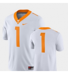 Men Tennessee Volunteers White College Football 2018 Game Jersey