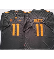 Tennessee Volunteers Black #11 Jalin Hyatt Stitched NCAA Jersey