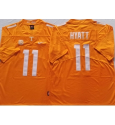 Tennessee Volunteers Orange #11 Jalin Hyatt Stitched NCAA Jersey