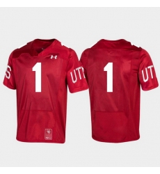 Men Utah Utes 1 Red 150Th Anniversary College Football Jersey