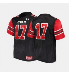 Men Utah Utes College Football Black Jersey