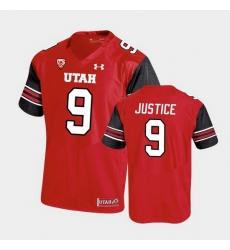 Men Utah Utes Cooper Justice Premier Performance Football Red Jersey