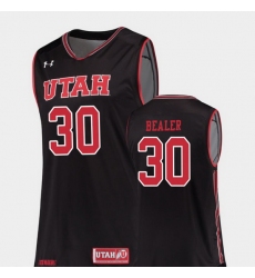 Men Utah Utes Gabe Bealer Black Replica College Basketball Jersey