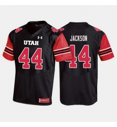 Men Utah Utes Jake Jackson College Football Black Jersey