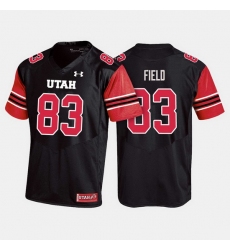 Men Utah Utes Jameson Field College Football Black Jersey