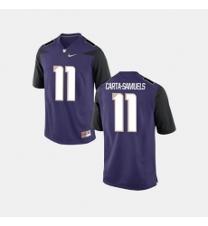 Men Washington Huskies K.J. Carta Samuels College Football Purple Jersey