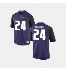 Men Washington Huskies Kamari Pleasant College Football Purple Jersey