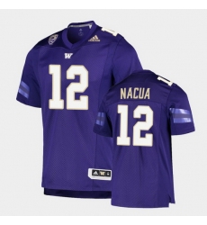 Men Washington Huskies Puka Nacua College Football Purple Game Jersey