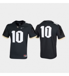 Men Ucf Knights 10 Anthracite Untouchable Game Jersey