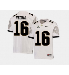 Men Ucf Knights Noah Vedral White College Football Aac Jersey