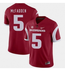 Men Arkansas Razorbacks Darren Mcfadden Cardinal College Football 2018 Game Jersey