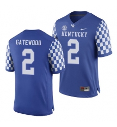 Kentucky Wildcats Joey Gatewood Royal College Football Men'S Jersey