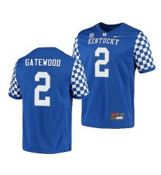 Kentucky Wildcats Joey Gatewood Royal Game Men'S Jersey