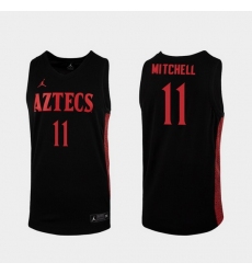 Men San Diego State Aztecs Matt Mitchell Replica Black College Baketball 2019 20 Jersey