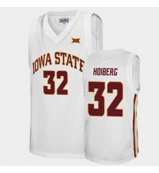 Men Iowa State Cyclones Fred Hoiberg Alumni White College Basketball Jersey