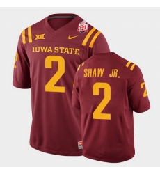 Men Iowa State Cyclones Sean Shaw Jr. 2021 Fiesta Bowl Cardinal College Football Jersey 0A