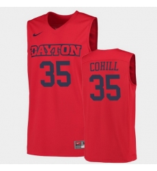 Men Dayton Flyers Dwayne Cohill College Basketball Red Jersey