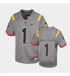 Men Air Force Falcons Untouchable Red Tails Football Gray Jersey