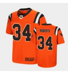 Men Oregon State Beavers Avery Roberts Replica Orange College Football Jersey