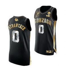 Gonzaga Bulldogs Julian Strawther Golden Edition 2021 22 Basketball Authentic Jersey