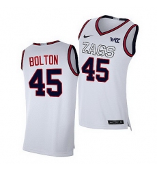 Gonzaga Bulldogs Rasir Bolton College Basketball 2021 22 Replica Jersey