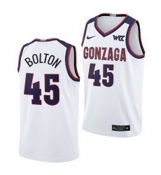 Gonzaga Bulldogs Rasir Bolton White College Basketball 2021 22Limited Jersey