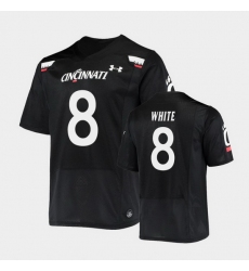 Men Cincinnati Bearcats Jarell White Replica Black Football Jersey