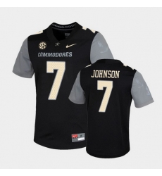 Men Vanderbilt Commodores Cam Johnson Untouchable Black Game Jersey