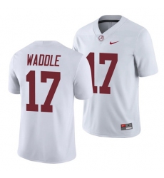 Alabama Crimson Tide Jaylen Waddle White College Football Men's Game Jersey