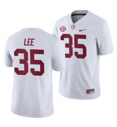 NCAA Football Alabama Crimson Tide Shane Lee White 2019 Away Game Jersey