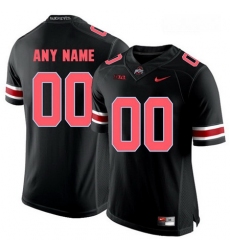Customize Stitched Ohio State Buckeyes Authentic Mens Red Font customize Nike Black College Football