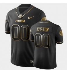 Men Women Youth Toddler Florida Gators Custom College Football Black Golden Edition Limited Jersey