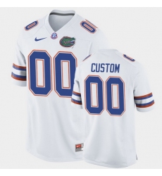 Men Women Youth Toddler Florida Gators Custom College Football White Away Game Jersey