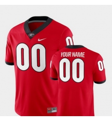 Men Women Youth Toddler Georgia Bulldogs Custom 00 Red College Football 2018 Game Jersey