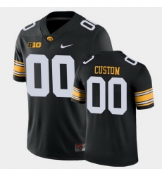 Men Women Youth Toddler Iowa Hawkeyes Custom Game Black College Football Jersey