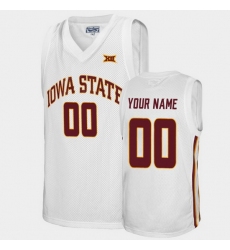 Men Women Youth Toddler Iowa State Cyclones Custom Alumni White College Basketball Jersey
