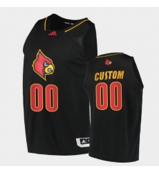 Men Women Youth Toddler Louisville Cardinals Custom Alternate Black College Basketball 2020 21 Jersey
