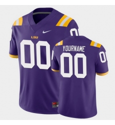 Men Women Youth Toddler Lsu Tigers Custom Game Purple College Football Jersey