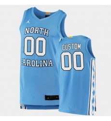 Men Women Youth Toddler North Carolina Tar Heels Custom Authentic Blue College Basketball Jersey