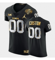 Men Women Youth Toddler Oklahoma Sooners Custom 2020 Cotton Bowl Black Golden Edition Jersey