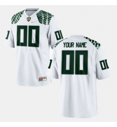 Men Women Youth Toddler Oregon Ducks Custom College Football White Jersey